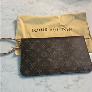 Neverfull zipped pouch.